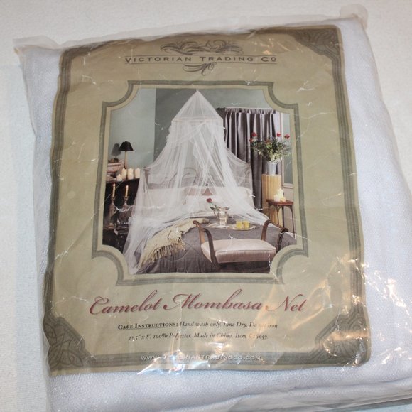 Camelot Mimbasa Net Victorian Trading Co. #26057 (23.5" x 8") white NEW Sealed - Picture 1 of 3